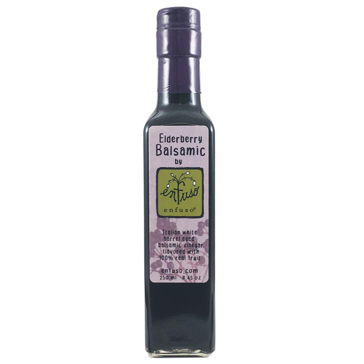 enfuso Barrel Aged White Balsamic Vinegar (Elderberry, 250ml)