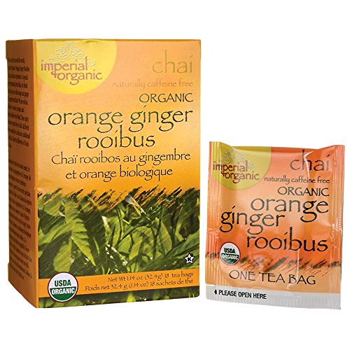Uncle Lees Tea Organic Orange Ginger Tea, 18 Bags
