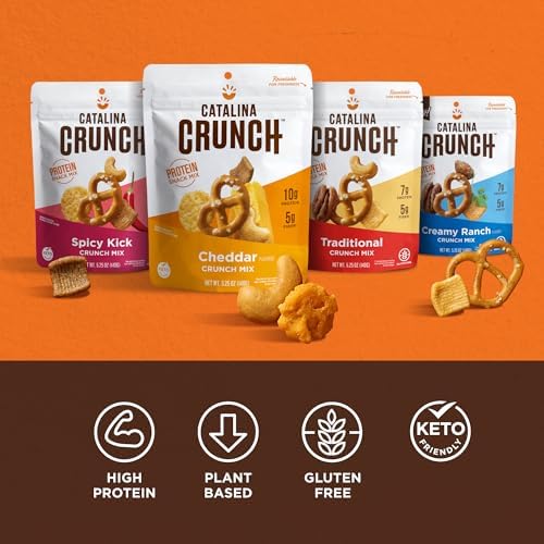 Catalina Crunch Mix Protein Snack Mix Variety Pack | Low Carb, Protein Snacks, Keto Friendly