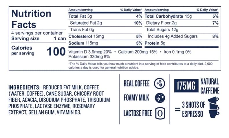 La Colombe Triple Draft Latte - 3 Shots Of Cold-Pressed Espresso And Frothed Milk - Made With Real Ingredients - Grab And Go Cof
