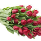 Kabloom Flowers -Valentine'S Day Collection - 30 Red Tulips, Gift For Birthday, Sympathy, Anniversary, Get Well, Thank You, Vale