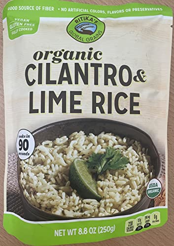 Rikita'S Global Grains Organic Cilantro Lime Rice (8.8 Oz, 3. Lbs)