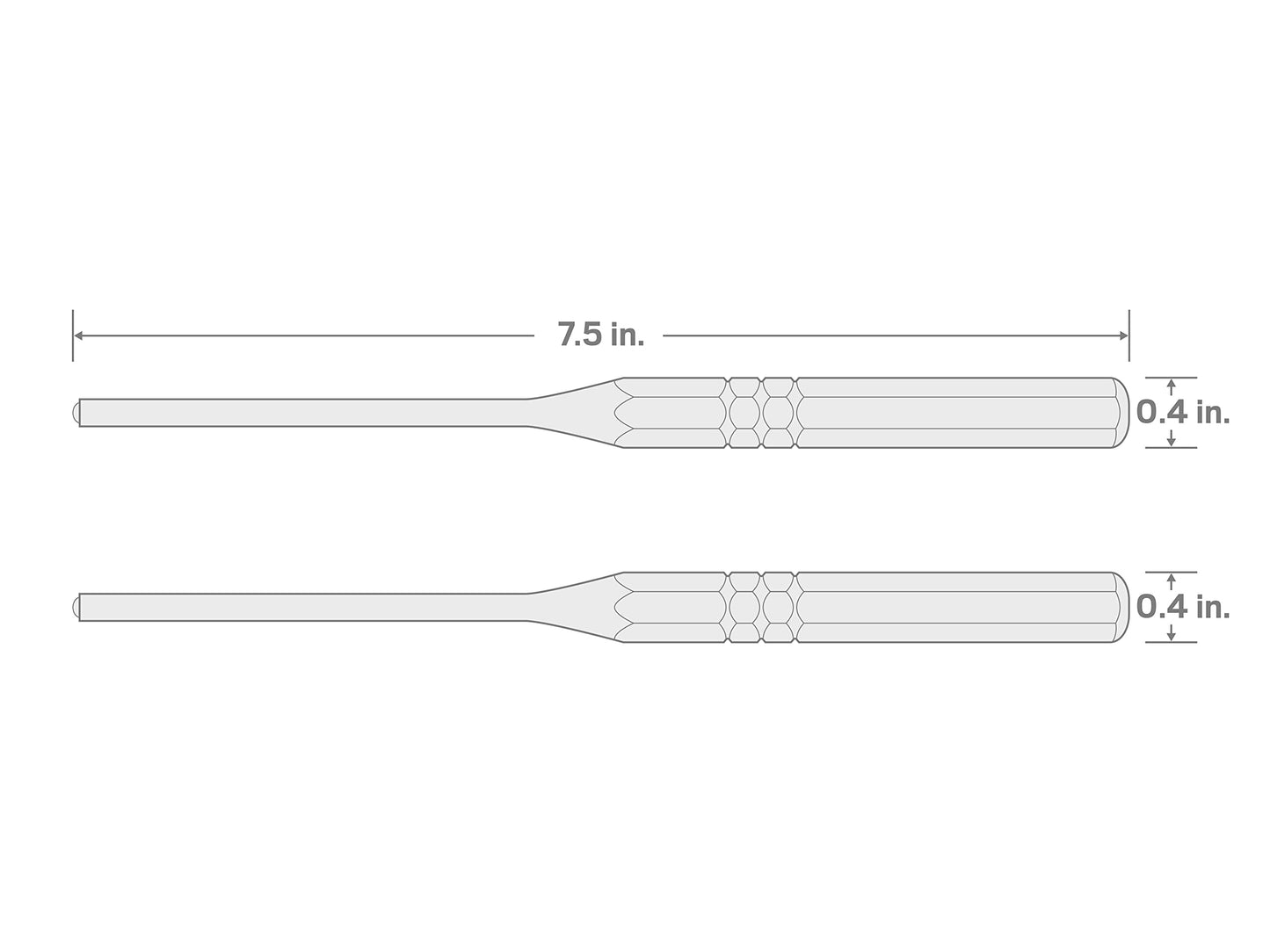 Tekton 14 Inch Roll Pin Punch  Made In Usa  66068