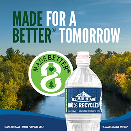 Ice Mountain - Natural Spring Water - Case of 4 - 12/8 fl oz. (4x12/8 FZ)