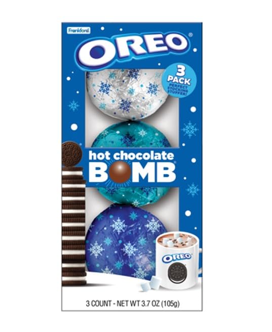 Oreo Hot Chocolate  , Holiday Gift Set, 3 Count Stocking Stuffer, 3.7 Oz