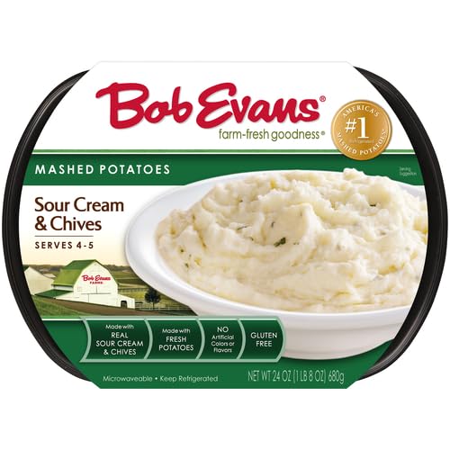 Bob Evans, Sour Cream & Chives Mashed Potatoes, 24 oz
