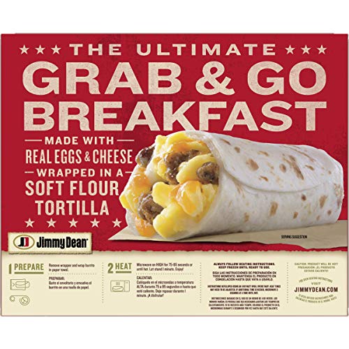 Jimmy Dean Sausage Breakfast Burritos, 4 Count