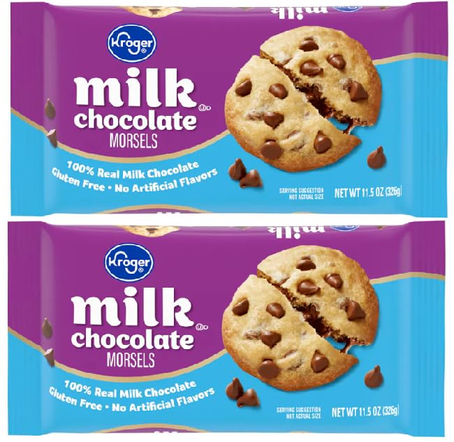 Gluten Free Milk Chocolate Chips (2 bags, 11.5 oz. each bag)
