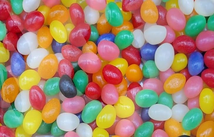 Brachcandy Classic Jelly Beans Assorted Flavors, 5.4 Lb Pounds, Over 835 Variety Bulk Pack With Delicious Fruity Flavors Traditi