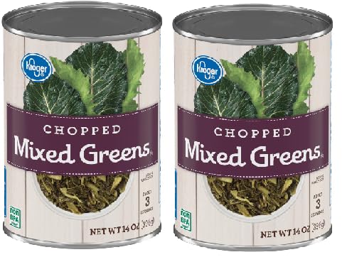Chopped Mixed Greens (2 Cans, 14 oz. each)