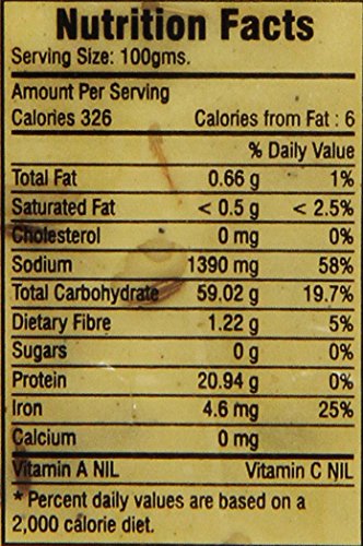 Lijjat Papad, Cumin (Jeera), 7.06-Ounce Pack (Pack of 20)