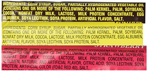 Charleston Chew Chewy Nougat Candy 3 Flavor 9 Bar Variety Bundle