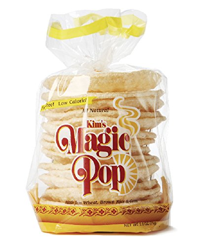 Kims Magic Pop Original Flavor Rice Cakes, Healthy Snack, 12-Pack, 2.8 Ounce