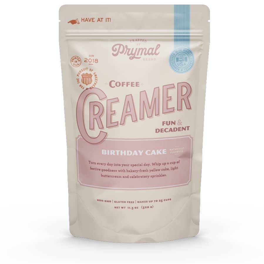 Birthday Cake Coffee Creamer - Keto Friendly Sugar Free Non-Dairy Low Carb