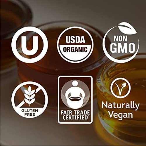 Wholesome Organic Raw Blue Agave Nectar, Fair Trade, 11.75 oz, Non-GMO, Gluten-Free, Vegan, 6 Pack