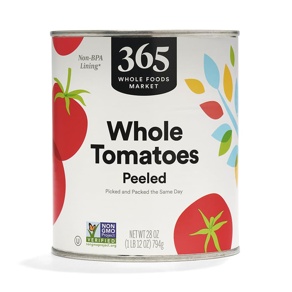 365 By Whole Foods Market, Tomatoes Whole Peeled, 28 Ounce