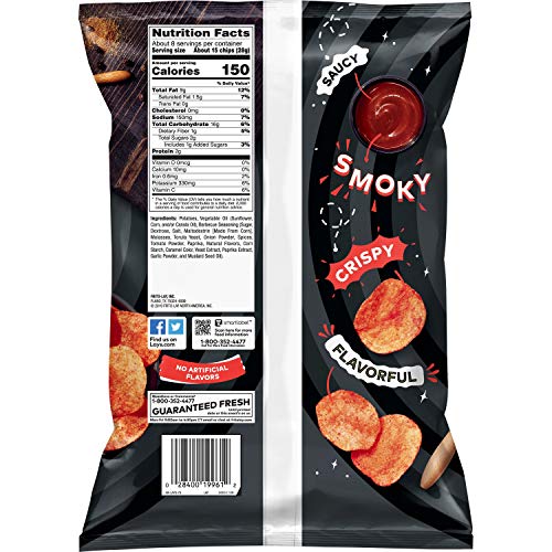Lays Potato Chips, Barbecue Flavor, 7.75 Oz