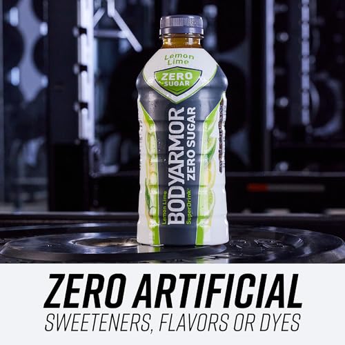 Bodyprotective Covering Zero Sugar Lemon Lime, Sugar Free Sports Drink - Low-Calorie Hydration - Natural Flavors With Potassium Packed Electrolytes, Antioxidants, And B-Vitamins, 16 Fl Oz (Pack Of 12)