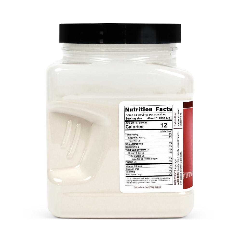 Hoosier Hill Farm Agar Agar Powder, 1LB (Pack of 1)