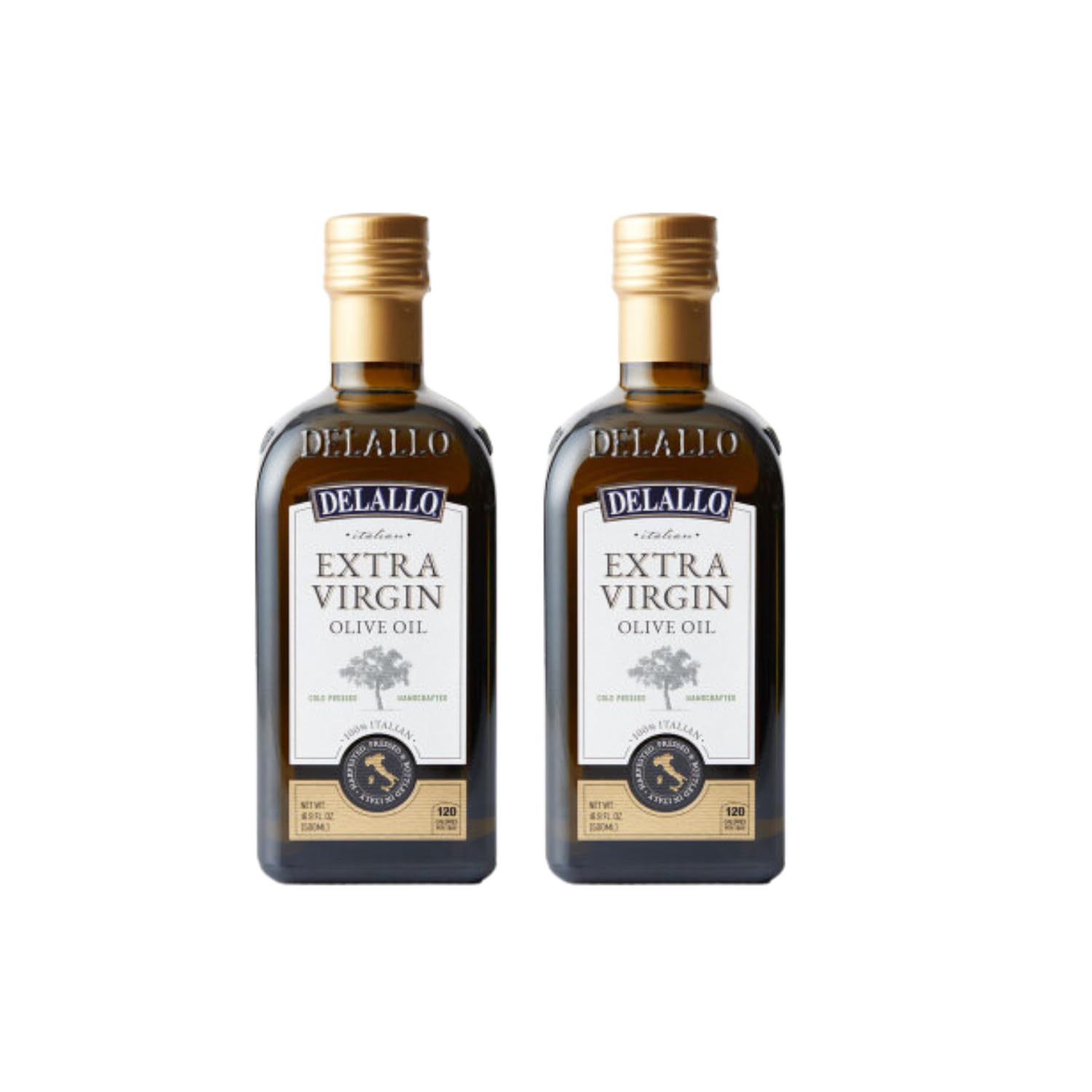 DeLallo Extra Virgin Olive Oil, 16.9 oz Bottle, Imported from Italy, Ideal for Cooking and Dressings