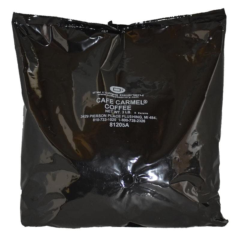 Caramel Vanilla Latte Flavored Coffee, Specialty Arabica Coffee, Medium Roast, 3LB, Whole Bean