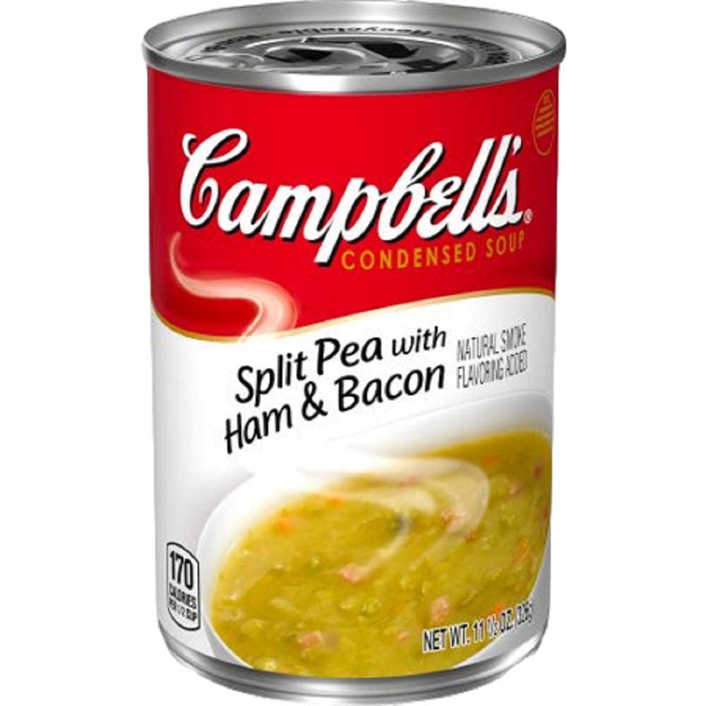 Campbell'S, Condensed Split Pea, Ham & Bacon Soup, 11.5Oz Can