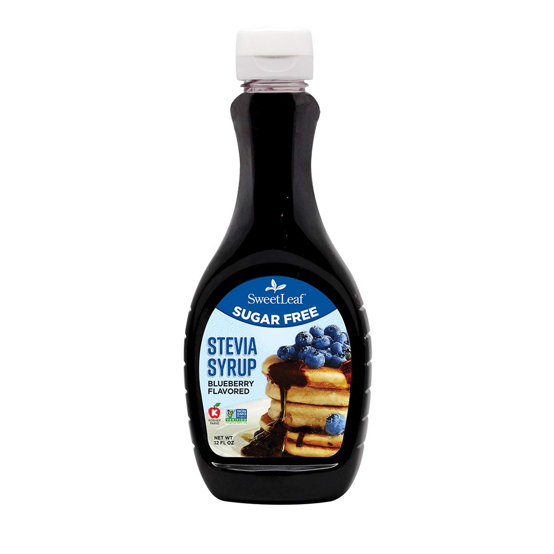 SweetLeaf Stevia & Monk Fruit Syrup - Sugar Free, Low Carb, Gluten Free - 12 Fl Oz