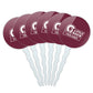 University of Arkansas at Little Rock Primary Logo Cupcake Picks Toppers Decoration Set of 6