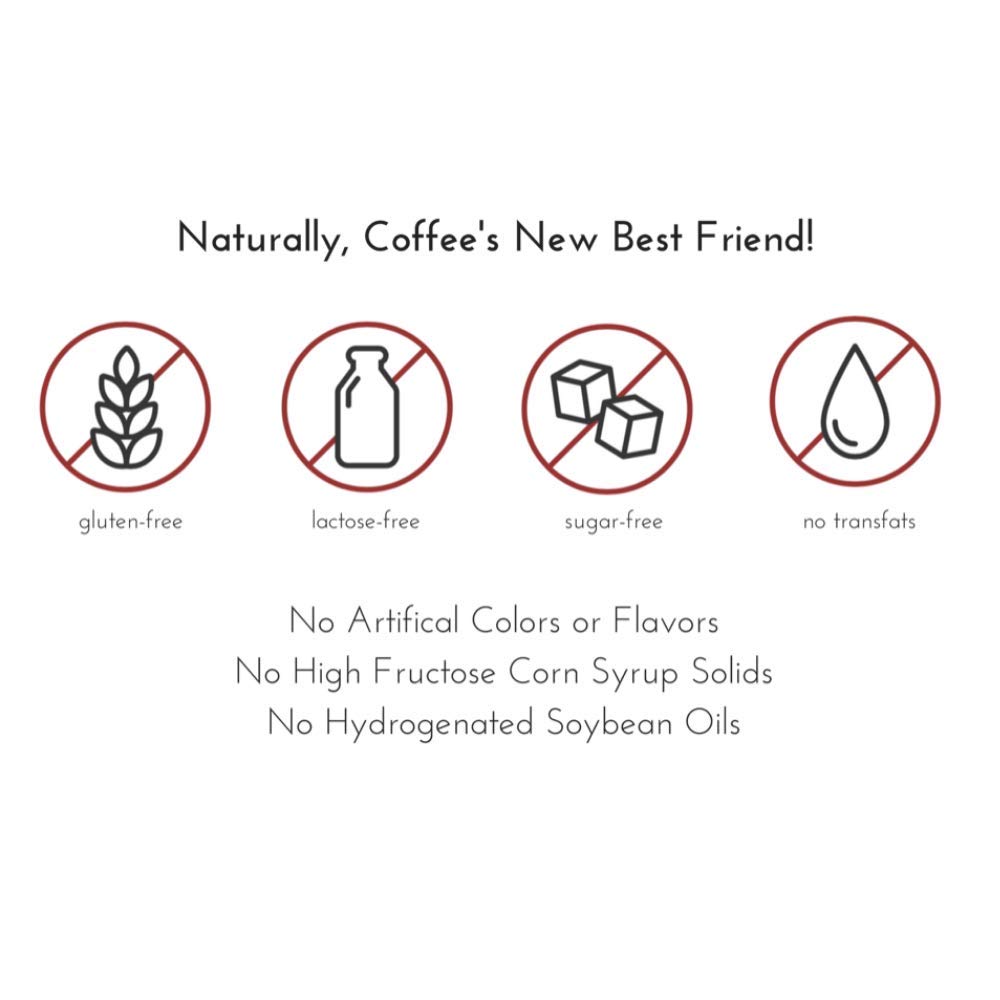 Leaner Creamer Non-Dairy Sugar Free Coffee Creamer Powder. Perfect Coconut Oil Non-Dairy Powder To Naturally Cream And Sweeten Coffee, Smoothies, Protein Shakes & More! Ideal Flavoring For All Diets 9.87 Oz Pouch Peppermint Mocha