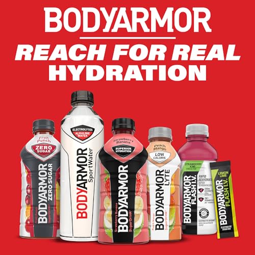 Bodyprotective Covering Zero Sugar Lemon Lime, Sugar Free Sports Drink - Low-Calorie Hydration - Natural Flavors With Potassium Packed Electrolytes, Antioxidants, And B-Vitamins, 16 Fl Oz (Pack Of 12)