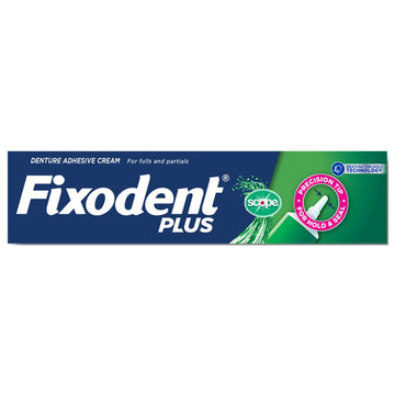 Fixodent Control Denture Adhesive Cream Plus Scope Flavor 2 Oz (Pack Of 8)