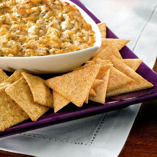 Triscuit Thin Crisps Tomato Basil Pizza Whole Grain Wheat Crackers, Lunch Snacks, Bulk Snack Crackers, 6-7.1 oz Boxes