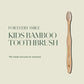 Plus Ultra Kids Bamboo Toothbrush - Biodegradable, Eco-Friendly And Bpa Free Soft Bristle Toothbrush - Dentist-Approved All-Natu