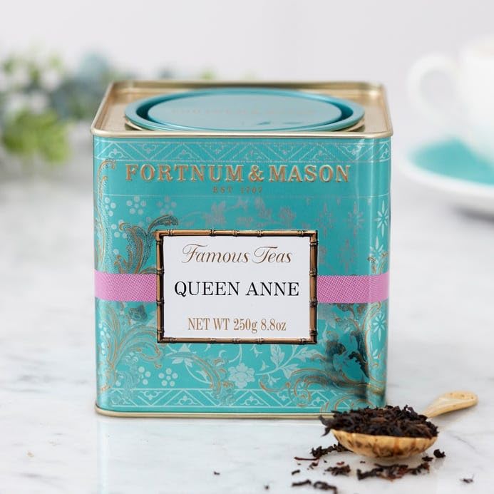 Fortnum & Mason British Tea, Queen Anne Blend, 250G Loose English Tea In A Gift Tin Caddy