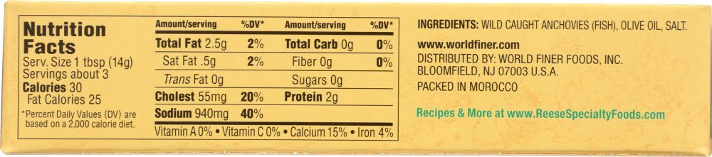 Reese Anchovy Paste - 1.6 oz