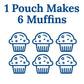 Martha White Muffin Mix Apple Cinnamon 7.0 Oz. (Pack Of 6)