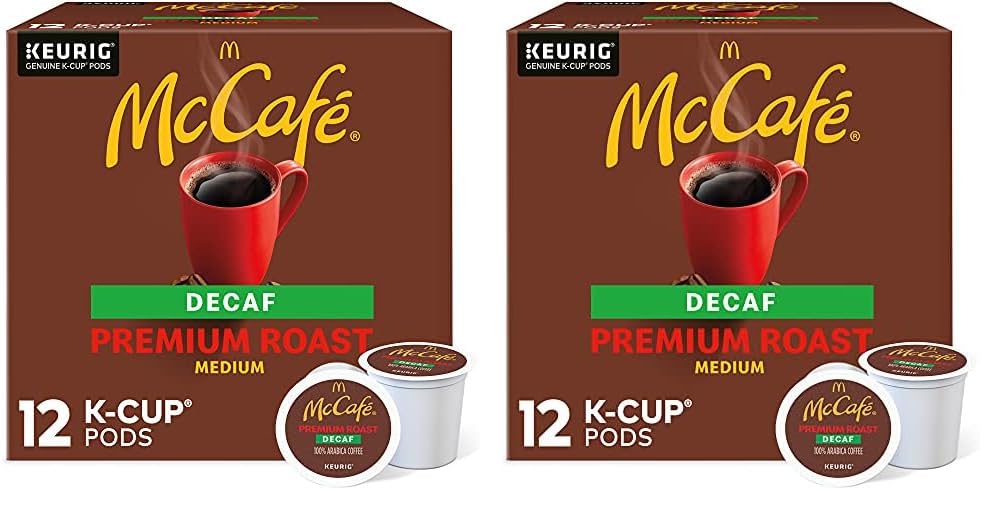 Mccafe Decaf Premium Roast Keurig K-Cup, 12 Ct (Pack Of 2)