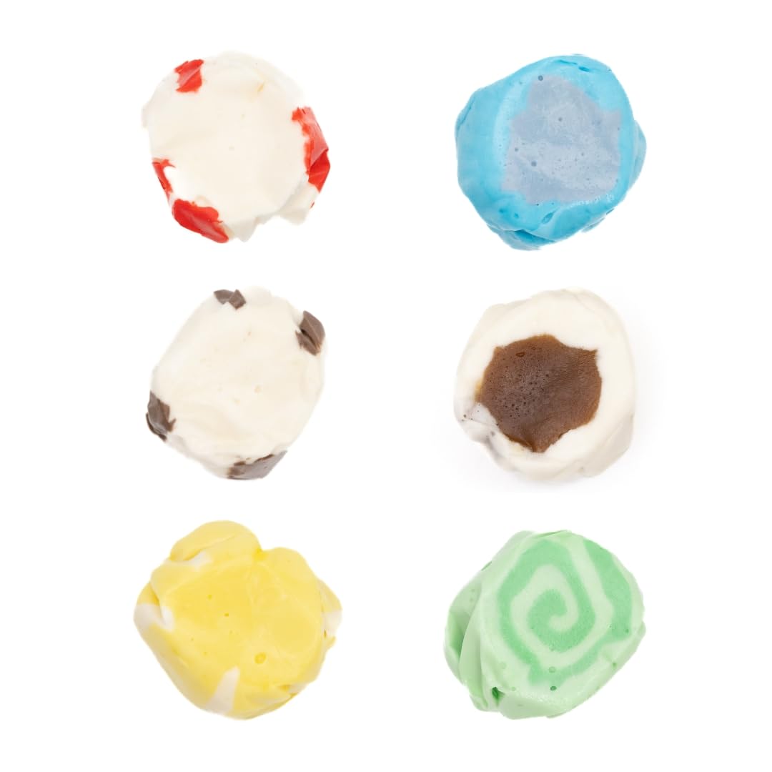 Taffy Shop Frost Bites Favorites Mix, Salt Water Taffy - Gourmet Soft Chewy Candy, Bulk Sweet Snack, Fresh Gift & Gluten-Free, 3