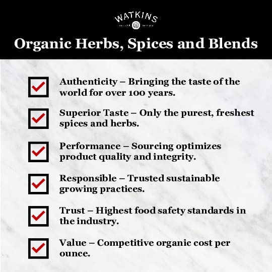 Watkins Organic Fennel Seeds, 1.8 Oz, Pack Of 3