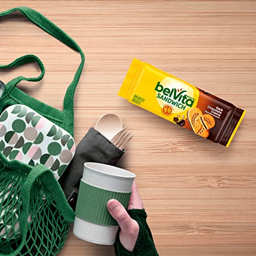 belVita Sandwich Dark chocolate creme Breakfast Biscuits 12 Packs (2 Sandwiches Per Pack)