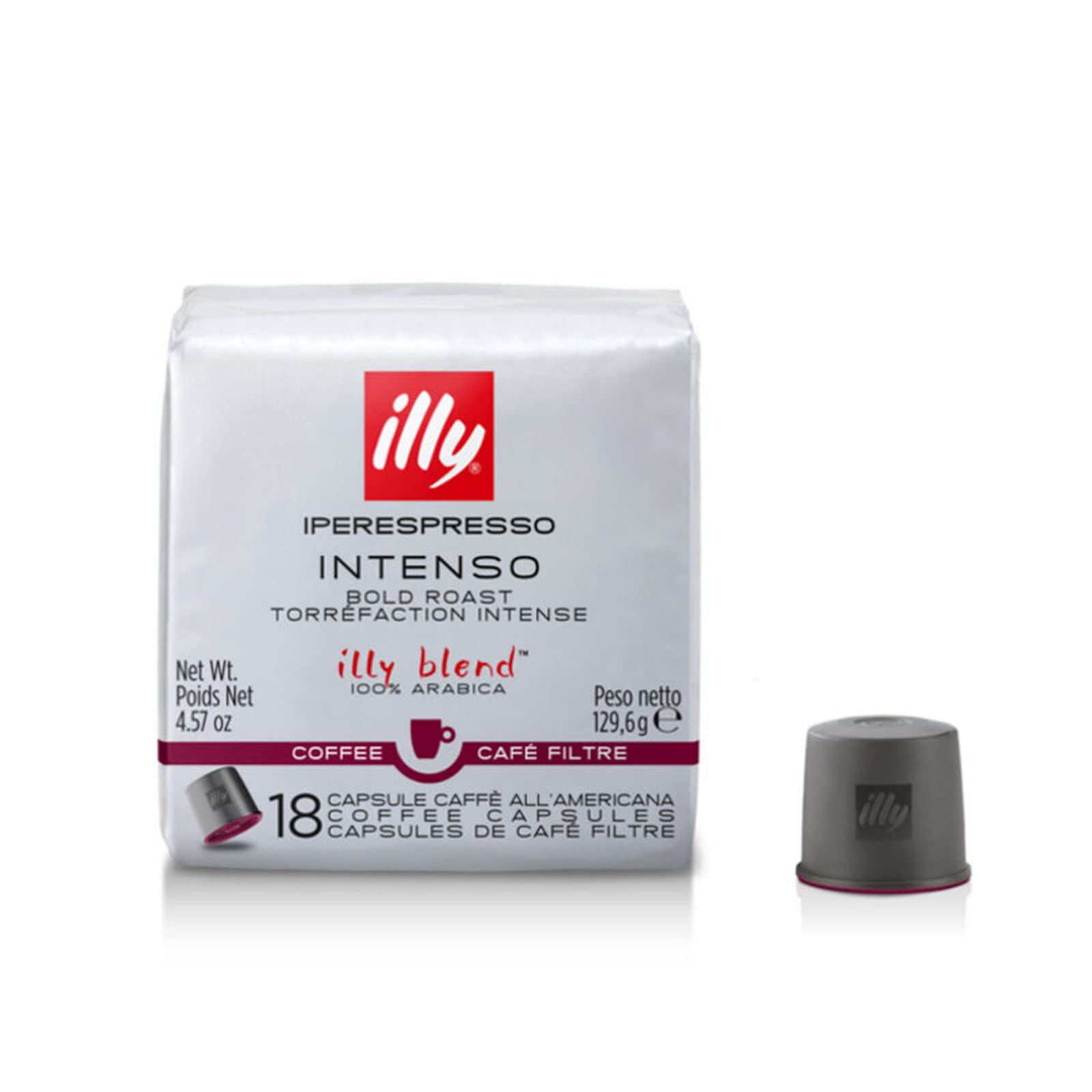 illy Coffee iper Espresso Capsules Dark Roast 18 Count for illy Machines