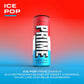 PRIME Energy ICE POP Energy Drink | Zero Sugar | 200mg Caffeine | 355mg Electrolytes | 12 Fl Oz | 24 Pack