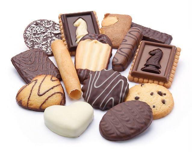 Lambertz European Holiday Cookie Tin – 64 Cookies, 12 Varieties, – Festive Gift Box Ready To Serve And Gift-Ready For Christmas And Office Sharing – 17 Ounces