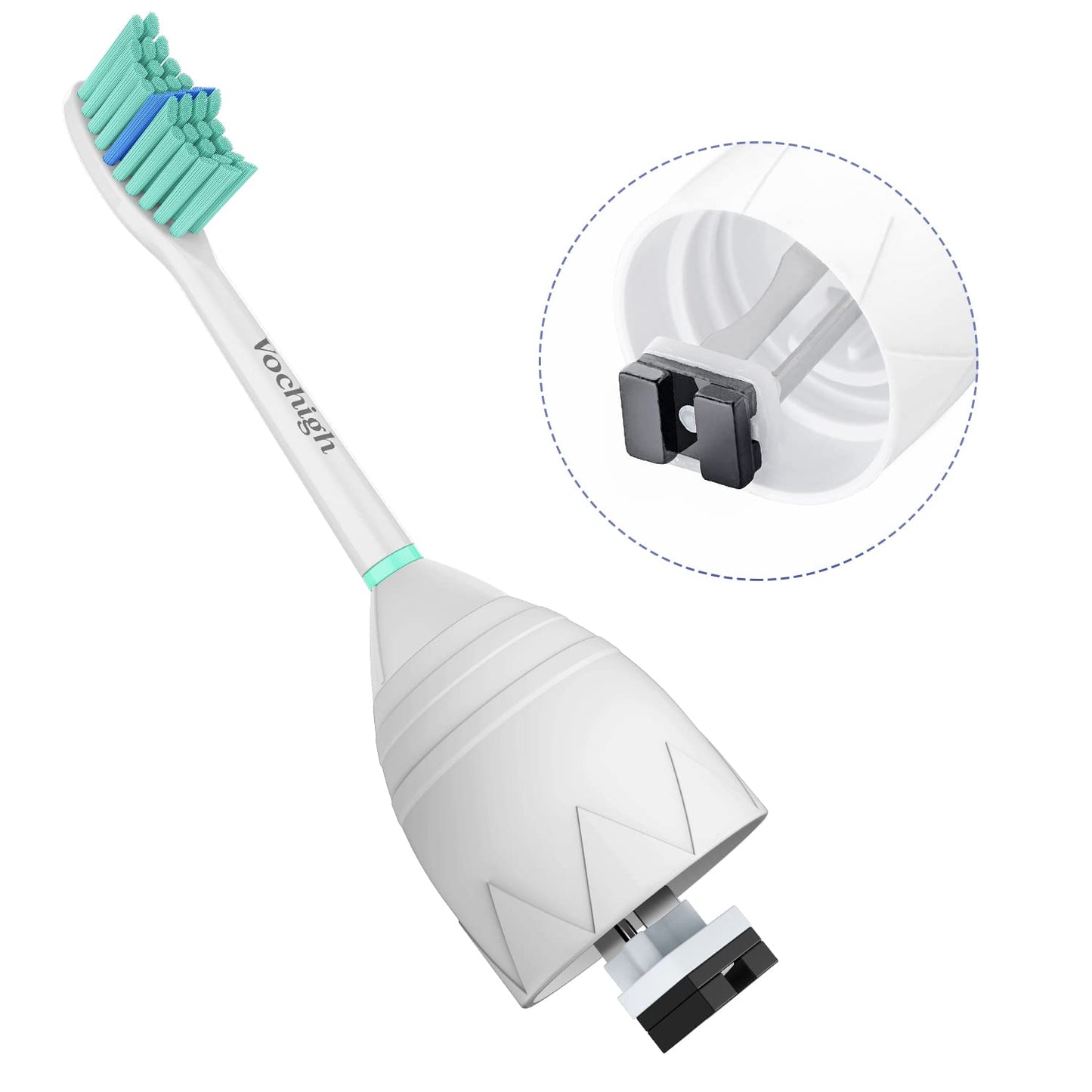 Vochigh Replacement Toothbrush Heads Compatible With Philips-Sonicare: Fits E-Series Hx7022 Cleancare & Xtreme Screw-On Electric