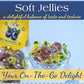 Perle di Sole Blueberry Jellies — Italian Fruit Gelée (7 oz / 200g)