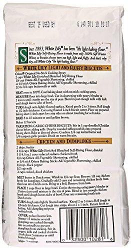 White Lily Self-Rising Bleached Enriched Pre-Sifted Flour 32 Ounce