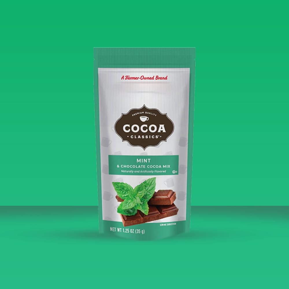 Generic Cocoa Classics Hot Chocolate Variety Pack, 34 Packets, 4 Flavors - Chocolate Supreme, French Vanilla, Salted Caramel, Mint