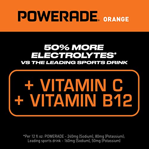 POWERADE Orange, 20 fl oz, 8 Pack