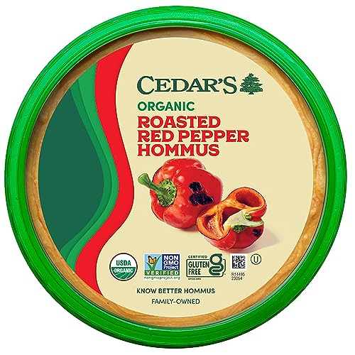 Cedars Organic Roasted Red Pepper Hummus
