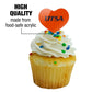 GRAPHICS & MORE Cupcake Picks Set of 6, Acrylic, Heart Love Decoration, University of Texas at San Antonio